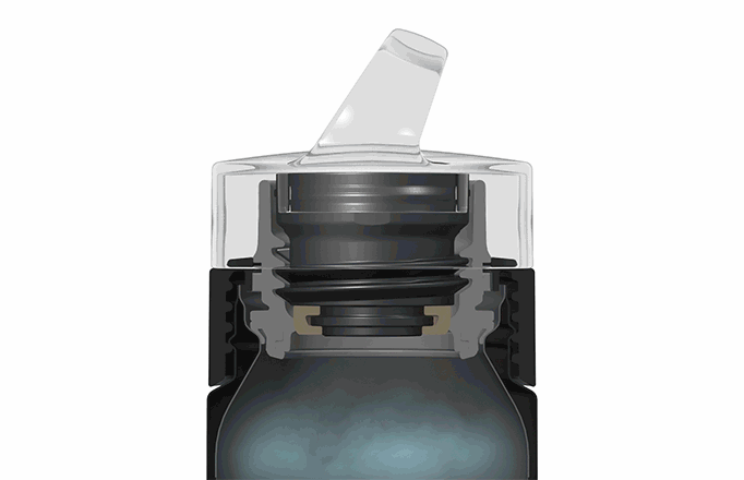 「BubbleLogic（バブルロジック）」による炭酸ガス抜き機構のイメージ図