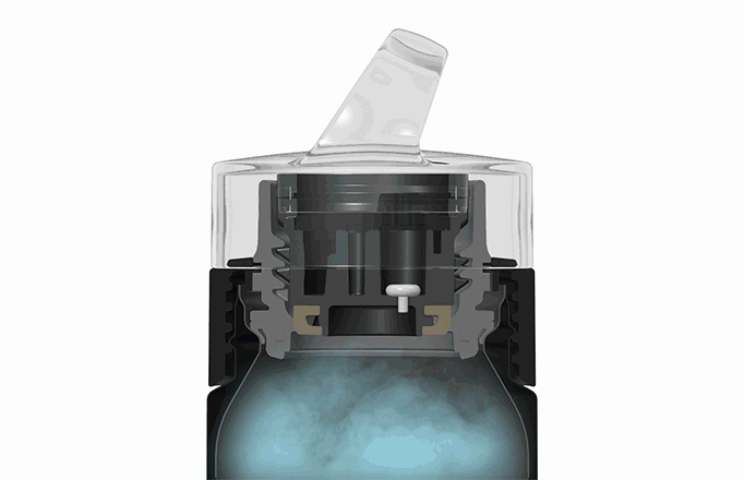 「BubbleLogic（バブルロジック）」による安全弁機構のイメージ図