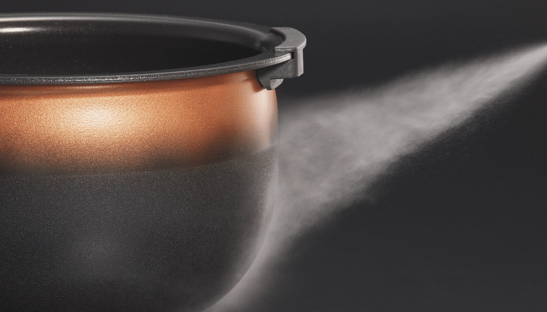 The far-infrared radiation effect enhanced by an increase in amount of the ceramic inner pot material powder