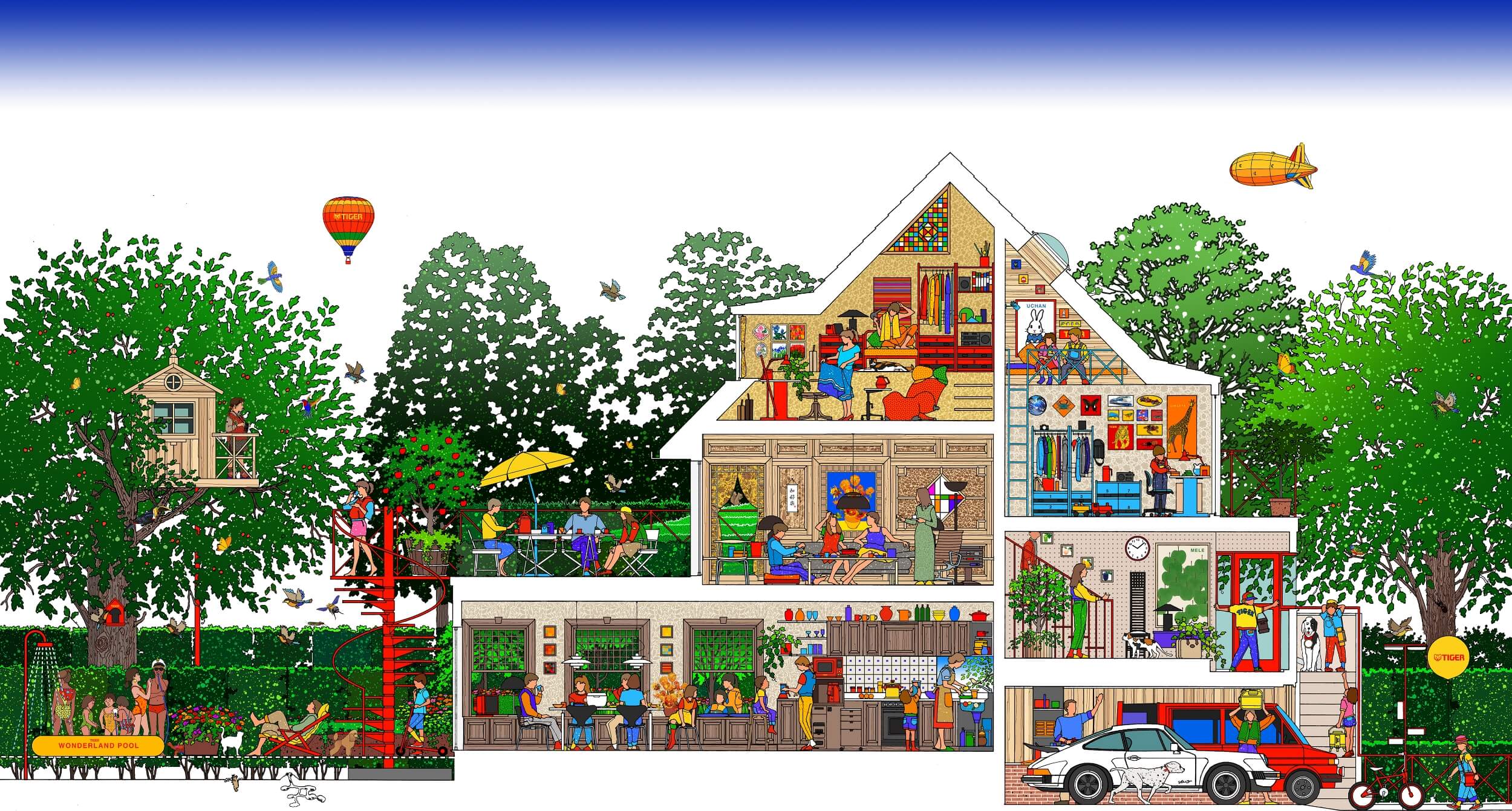 100周年イラスト