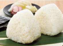 5段階の食感炊きわけ機能 おにぎり イメージ画像