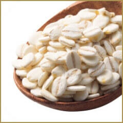 2種類の麦めしメニュー 押し麦 イメージ画像