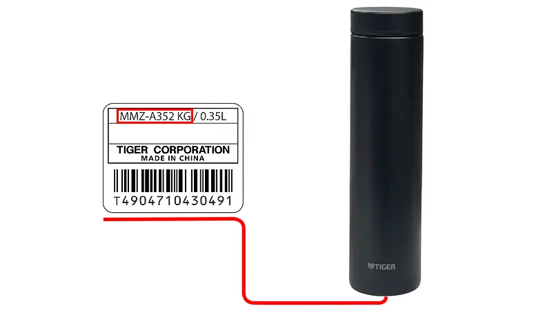 Stainless Steel Thermal Wares Model Number Example